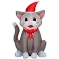 thumbnail image 1 of Christmas Airblown Holiday Light Tabby Cat 27.9527 in x 20.8662 in x 42.1259 in x 1.7641 lb, 1 of 6