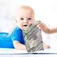 thumbnail image 5 of GZHJMY Curbs Baby Washcloth Money Banknotes Background, Us Dollar Burp Cloths Face Towel Cotton Soft Absorbent Wash Wipe Towels for Newborn Infant Baby, 5 Pack, 5 of 7