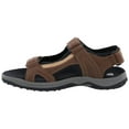 thumbnail image 4 of Drew Warren Men Sandal In Brown/tan Combo, 4 of 5