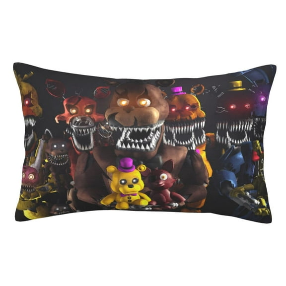 Saiise Five Nights At Freddy'S Printed Pillowcases with Envelope Closure, Gift for Women Men-14"x20" (Pillow not included)
