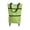 Green, variant on Foldable Wheeled Shopping Tote Detachable Grocery Bag for Market and Errands