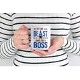 thumbnail image 2 of Lift Like a Beast, Squat Like a Boss White Ceramic Coffee & Tea Mug (11oz), 2 of 6