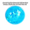 thumbnail image 3 of Blue Gel Squishy Stress Ball with Ice Cube Design, Single, Blue, for Desk Use, Toy, 3 of 3