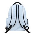 thumbnail image 2 of FUIALDOLG Flamingo and Hippo Friendship Lightweight Casual Daypack with Padded Shoulder Straps Multi Pocket School Backpack, Padded Straps 17 Inch Shoulder Bookbag for Outdoor Elementary, 2 of 10