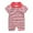 Hot Pink, variant on Baby Boy Romper Short Sleeve Striped Lapel Gentleman Style Casual Outfit for Boys Summer Short Sleeve Jumpsuit Green,73