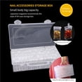 thumbnail image 4 of Caja De Almacenamiento Con 64 Ranuras Independientes, Contenedor De Almacenamiento Transparente Portátil Para Pintura De Diamantes Diy Para Joyería Artesanal De Semillas De Cuentas Speravity HA018109-00, 4 of 7