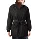 thumbnail image 1 of Moda mujer abrigo de invierno color sólido con capucha manga larga forro polar con cremallera bolsil Abanopi Negro/Extragrande, 1 of 7