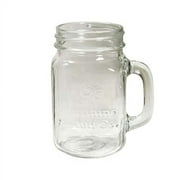 Mason Jar Glass Mugs with Handles Pint Size (16 ounce, 473 mL) Regular Mouth 24 Pieces