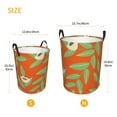 thumbnail image 5 of XMXT Collapsible Laundry Basket, Elegant Floral Leaves Polyester Waterproof Laundry Hamper, 40L, 5 of 8