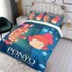 thumbnail image 3 of Ponyo en el Acantilado Conjunto de sábanas temático, trío de piezas, cómodo y amigable con la piel, diseño único, regalo de decoración para el hogar para familiares, amigos y fans,135cm *200cm, 3 of 6