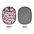 thumbnail image 2 of Rocae Cute Chickens for Silicone Pot Holders, Oven Mitts Heat Resistant Hot Pads with Pockets,Non-Slip Bbq Baking Smoking Potholders ,7.5"x9.4", 2 of 7