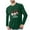 #042-Army Green, variant on Men Christmas Gnome Shirt Long Sleeve Graphic Christmas Pajamas Holiday Fitness Top T-Shirt