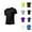 Black-A, variant on Mens Workout Shirts Summer Lightweight Breathable Quick Drying Loose Cooling T-Shirt Athletic Running Shirts for Men