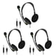 thumbnail image 1 of Methold Auriculares USB Auriculares de estilo montados en la cabeza de alto rendimiento Buena conectividad Auriculares de computadora para centro de No.1 3piezas, 1 of 6