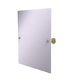 thumbnail image 2 of Allied Brass DT-92 Frameless Rectangular Tilt Beveled Edge Wall Mirror, Satin Brass, 2 of 3