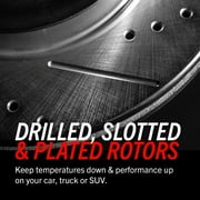 PowerStop Front and Rear Z23 Evolution Sport Carbon-Fiber Ceramic Brake Pad and Drilled & Slotted Rotor Kit Fits: AUDI Select Models K6134