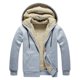 thumbnail image 1 of Gibobby Sudadera hombre Sudadera con capucha y cremallera completa para hombre, manga larga, con capucha(Gris,XG), 1 of 5
