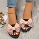 thumbnail image 5 of Amzcrzy Zapatos de mujer,Zapatos de mujer,Zapatillas de mujer, Zapatos de moda para mujer, zapatillas informales con punta redonda y tacón de cuña, sandalias de playa florales Sandalias Mujer Zapatil, 5 of 9