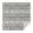 White Geometric Zigzag, variant on Purple Ethnic Geometric Pattern Square Tablecloth,Waterproof Square Table Cover,Wipeable Spillproof Washable Table Cover for Home Kitchen Party Decor 42"X42"(107x107cm)