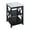 Faux Marble and Blac, variant on Pemberly Row Contemporary Square End Table in Black Wood Finish
