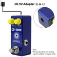 thumbnail image 2 of TFixol Blue Zinc Alloy Electric Guitar Chorus Pedal with True Bypass and Rate/Depth Knob Control, Compact 9.4cm Design, 2 of 6