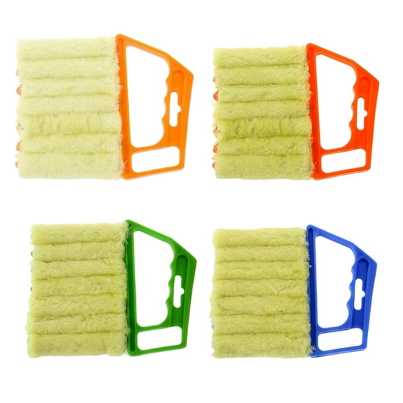 Asoricing 4-Pack Blind Cleaner Duster Tool, Multi-Purpose Dust Brush for Window Blinds, Air Conditioner Vents and Hard to Reach Gaps