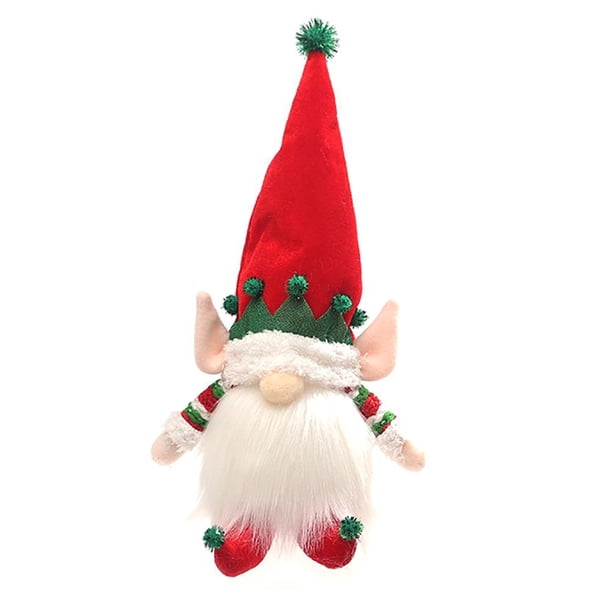 Elf Doll Luminous Faceless Gnome Muñeco De Peluche Feliz Navidad Decoración Para La Mesa Del Hogar Inevent HA046594-01