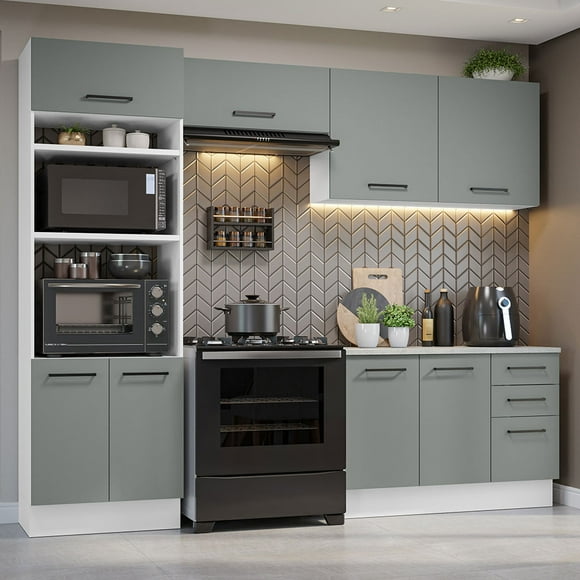 Cocina Integral Completa Modular Madesa Agata 270cm BG 07
