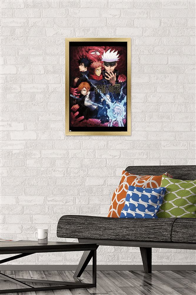 Jujutsu Kaisen - One Sheet Wall Poster, 14.725" x 22.375", Framed