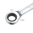 thumbnail image 3 of Uxcell CCR-V Stubby Ratcheting Combination Wrench Metric 72 Teeth 0.67 inch, 3 of 5