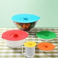 thumbnail image 2 of Ensemble de 5 Couvercles de Stockage Alimentaire en silicone Réutilisables, 2 of 7