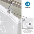 thumbnail image 5 of iDesign Waterproof PEVA Shower Curtain, Constellation, White/Frost, 5 of 6