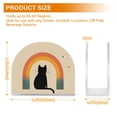 thumbnail image 4 of Yayeee Napkin Holder for Table Kitchen Paper Tissue Organization, Beige Cat Rainbow, 4 of 8
