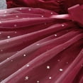 thumbnail image 5 of Toddler Girls' Dresses Children Long Sleeve Bowknot Star Point Prints Tulle Dresses Clothes for Girls Size 4-5T, 5 of 9