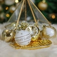 thumbnail image 3 of Elegant Gold and Glitter 9 Piece Christmas Ornament Set, 3 of 8