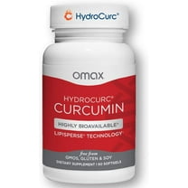 Omax3 Turmeric Curcumin Supplement for Immune Support, 60 Softgels