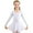 White, variant on GYRATEDREAM Girls Ballet Long Sleeve Skirted Leotards with Tutus Skirt Dance Dress Ballerina Outfits 4-10T