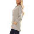 thumbnail image 5 of Womens 2023 Fall Long Sleeve T-Shirts Casual Tunic Tops for Leggings Loose Soft Blouses with Pocket, 5 of 7