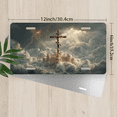 thumbnail image 2 of 1 Pcs 2D Flat License Plate Covers & Frames, Jesus on the Cross For Decorative Front, Waterproof For Decoration Aluminum License Plate Covers & Frames Cover For Men Women, 12" X 6", 2 of 6