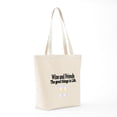 thumbnail image 7 of CafePress - Wine And Friends. The Good Things In Life. Tote Ba - Unisex Canvas Tote Bag, Beige, 1-Piece, 7 of 7