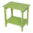 thumbnail image 1 of Shine Company 4114LG Indoor/Outdoor Rectangular Hydro-TEX Finish, Lime Green Side Table, 1 of 4