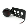 thumbnail image 2 of Bobber Vintage Retro Side Axle License Plate Grille Tail Light For Harley Custom, 2 of 5