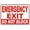 Warning Sign 2, variant on Emergency Exit Only Door Alarm Will Sound Sign, 8"x12" Metal Poster, Bathroom Cave Home Bar Cafe Wall Decor