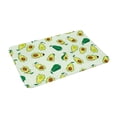 thumbnail image 2 of Xecao Cartoon Fruit print Flannel Mat: Non-slip, 16x24in. Ideal for kitchen, bedroom, bath & living room., 2 of 9