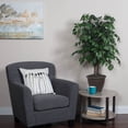 thumbnail image 5 of Vickerman 4' Artificial Ficus Bush, Rattan Basket., 5 of 5