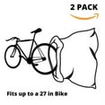 thumbnail image 3 of Bike Gift Bag 2 Pack | Giant Gift Bag 60 x 72 in | Christmas Wrapping Bags | Xmas Plastic Gift Bags | Large Christmas Bags | XL Gift Bag | Large Gift Sack | Bike Wrapping Bags | Bicycle Gift Bag, 3 of 7