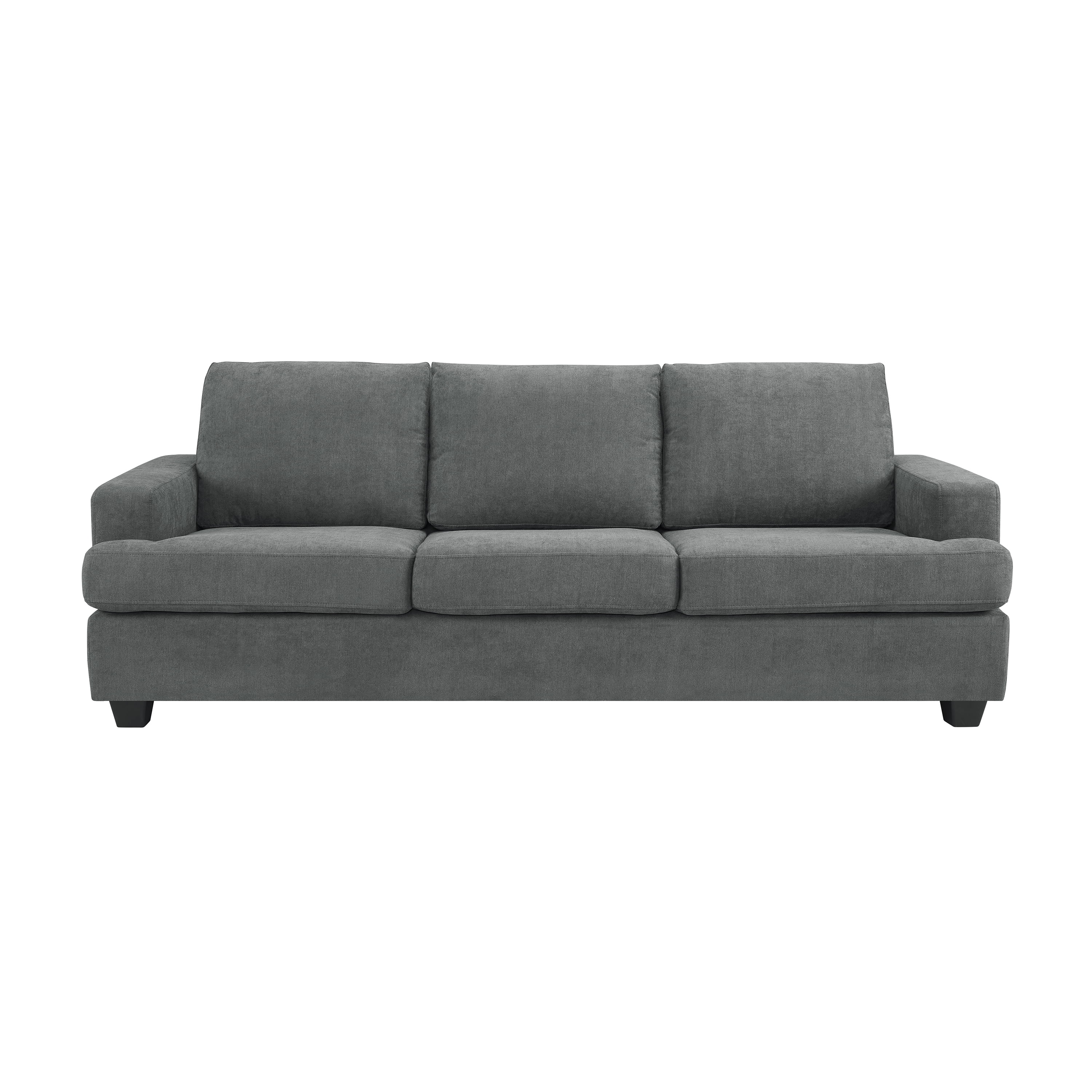 AC Pacific Thomas Modern Adult Sofa, Grey