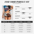 thumbnail image 5 of Sikiie Oil Painting Style Iceberg Yak Print Workout Shorts Women Scrunch Butt Gym Shorts Seamless High Waist Tummy Control Yoga Biker Athletic Shorts, 5 of 5