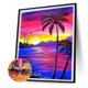 thumbnail image 1 of Cuadros Decorativos Coconut Grove Beach 5D DIY Diamante Pintura Rhinestone Taladro Redondo Completo (NH2156) Wdftyju embutido en tela, 1 of 8