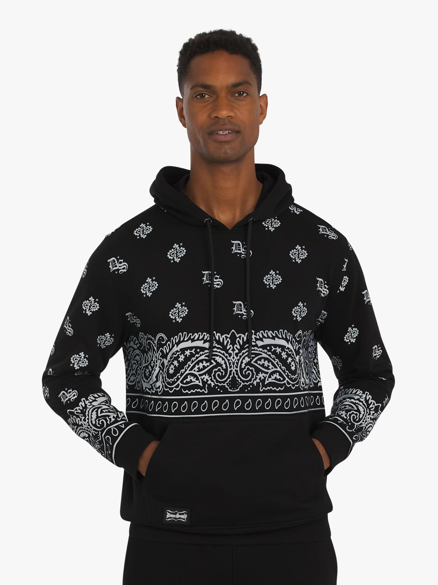 Dogg Supply by Snoop Dogg All-Gender Young Men's and Women's Panel Popover Hoodie, Sizes XS - 5XL